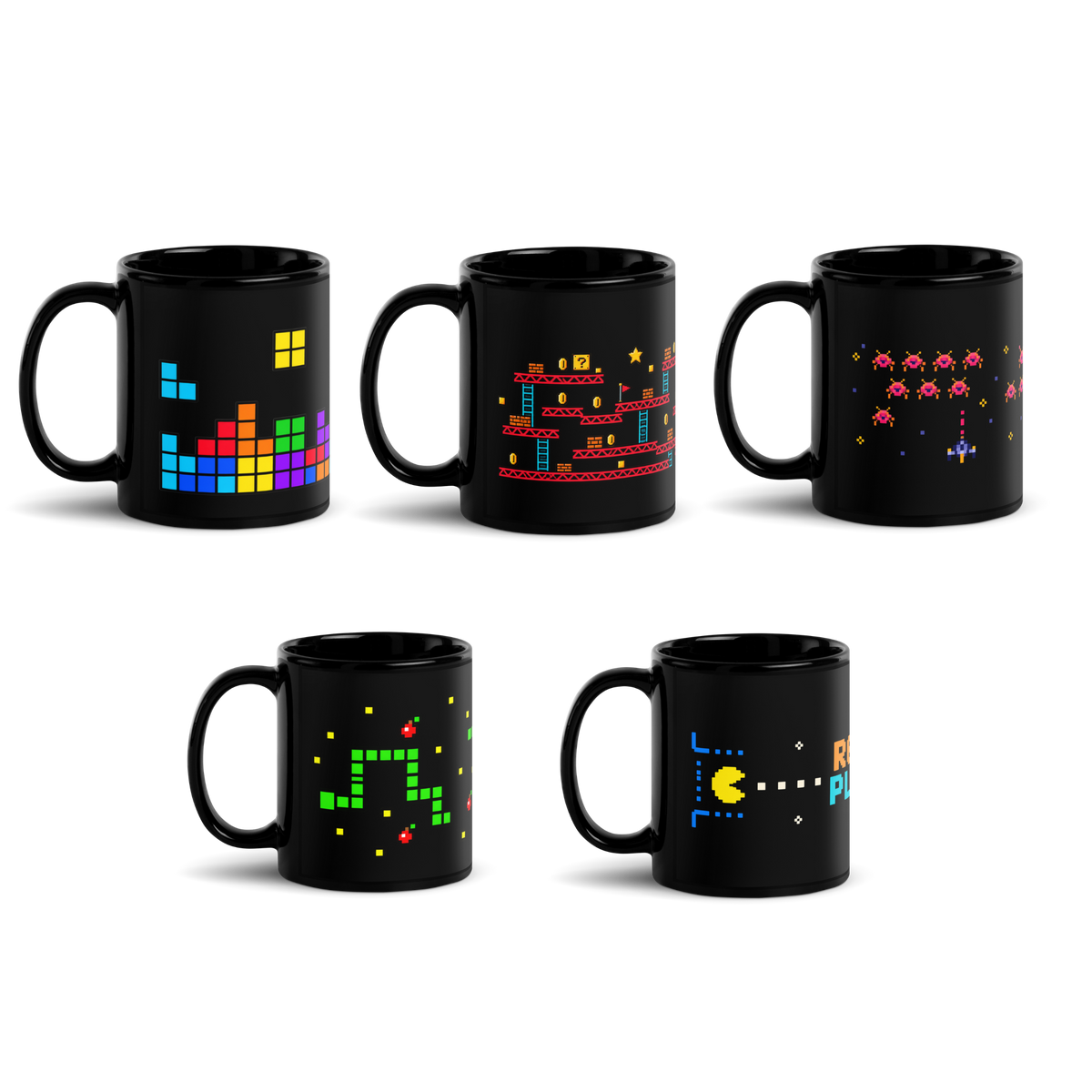 Pack de tazas retro